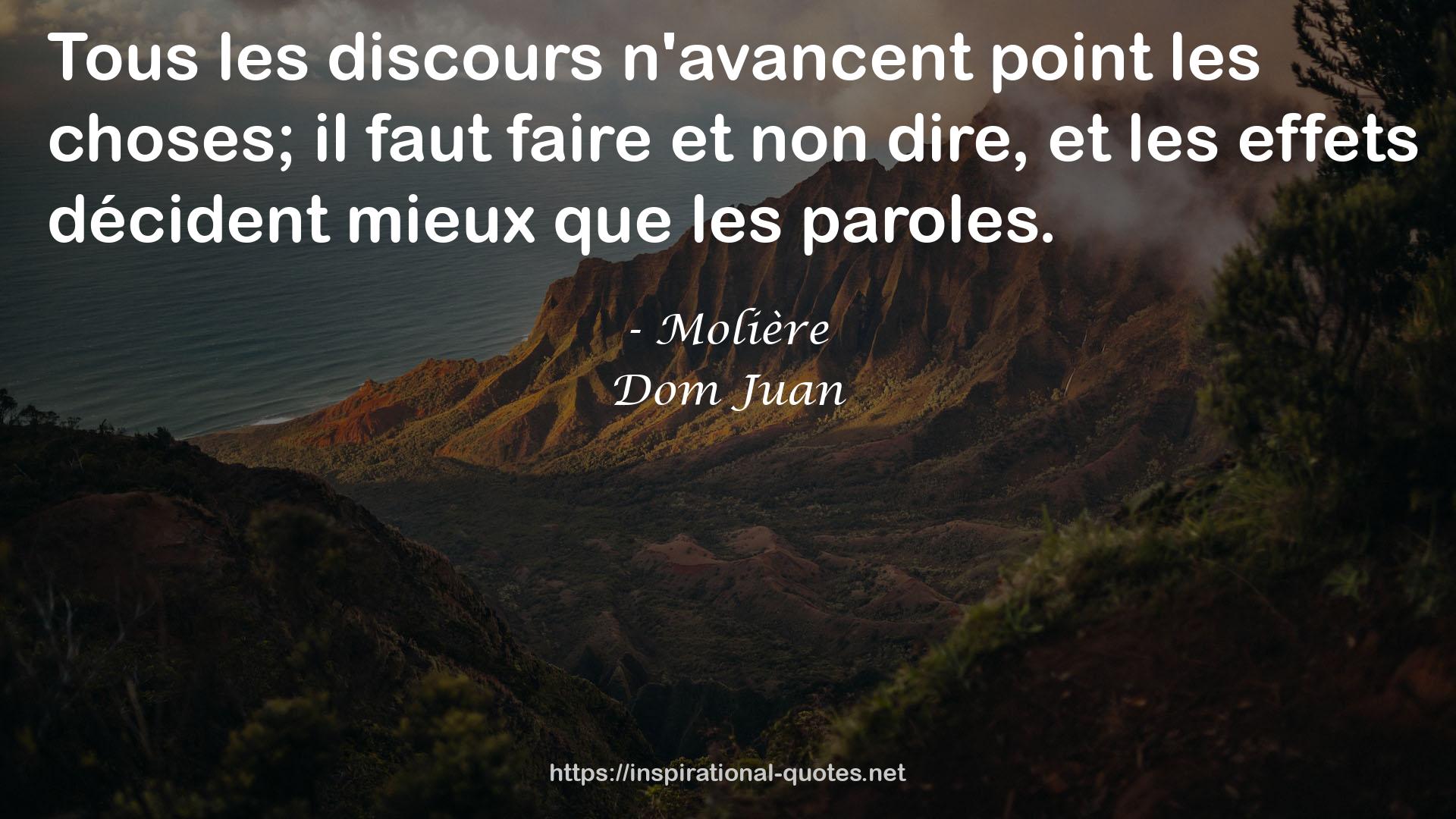 Dom Juan QUOTES