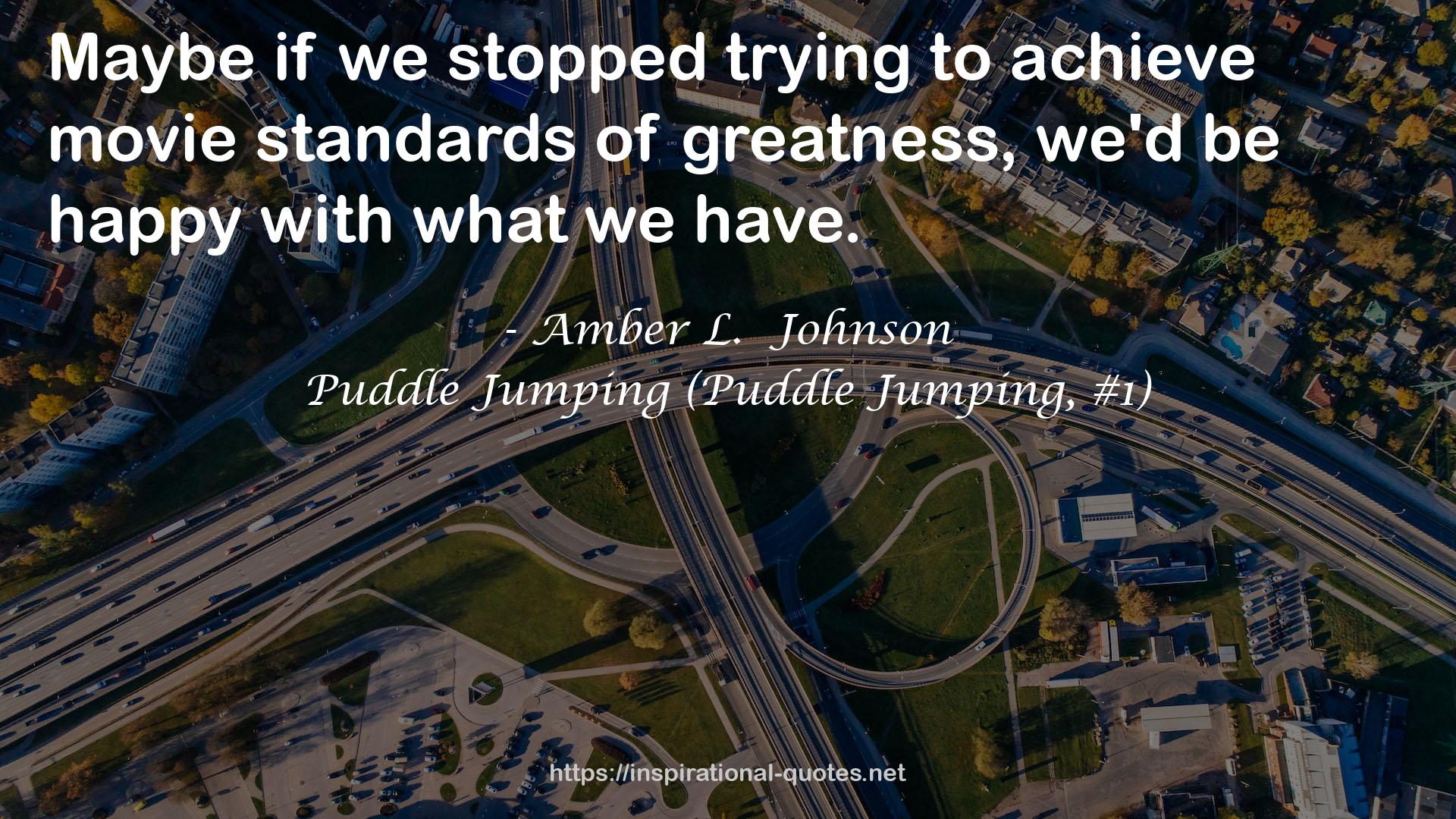 Puddle Jumping (Puddle Jumping, #1) QUOTES