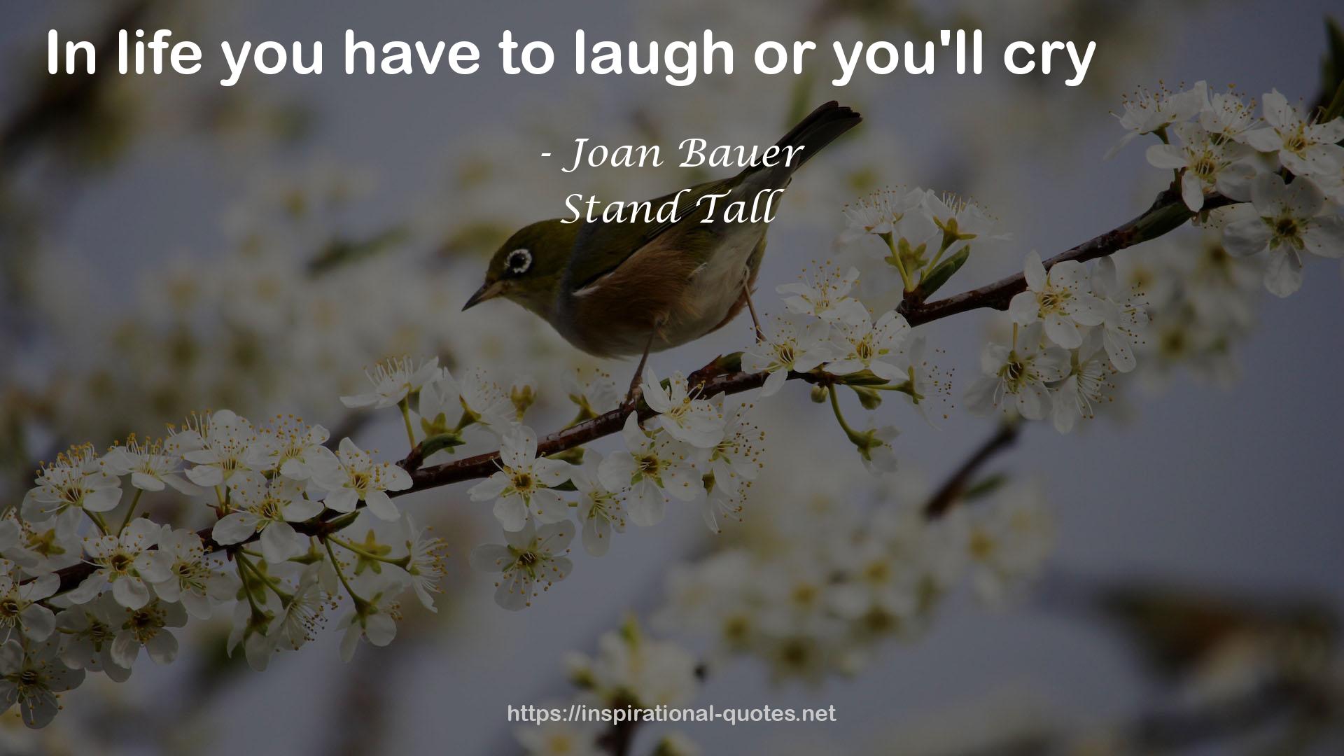 Joan Bauer QUOTES