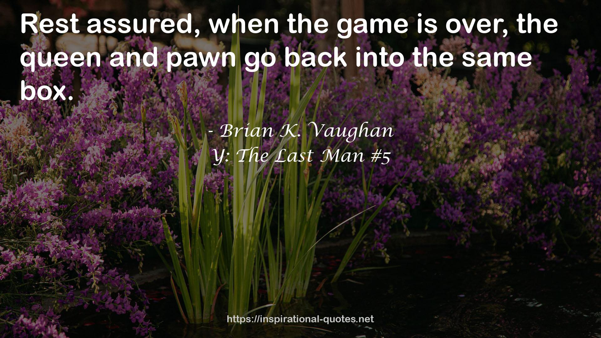 Y: The Last Man #5 QUOTES