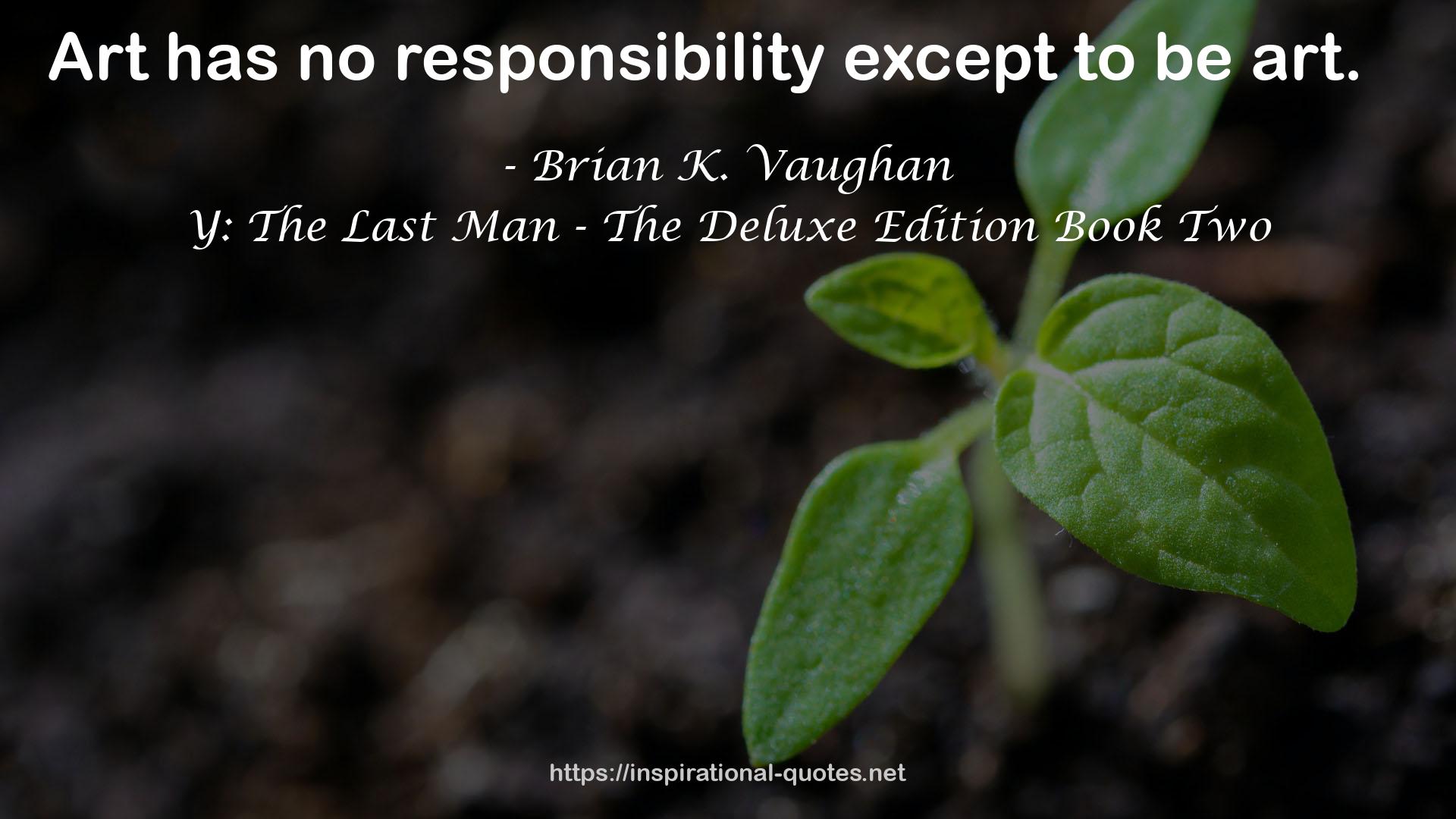 Y: The Last Man - The Deluxe Edition Book Two QUOTES