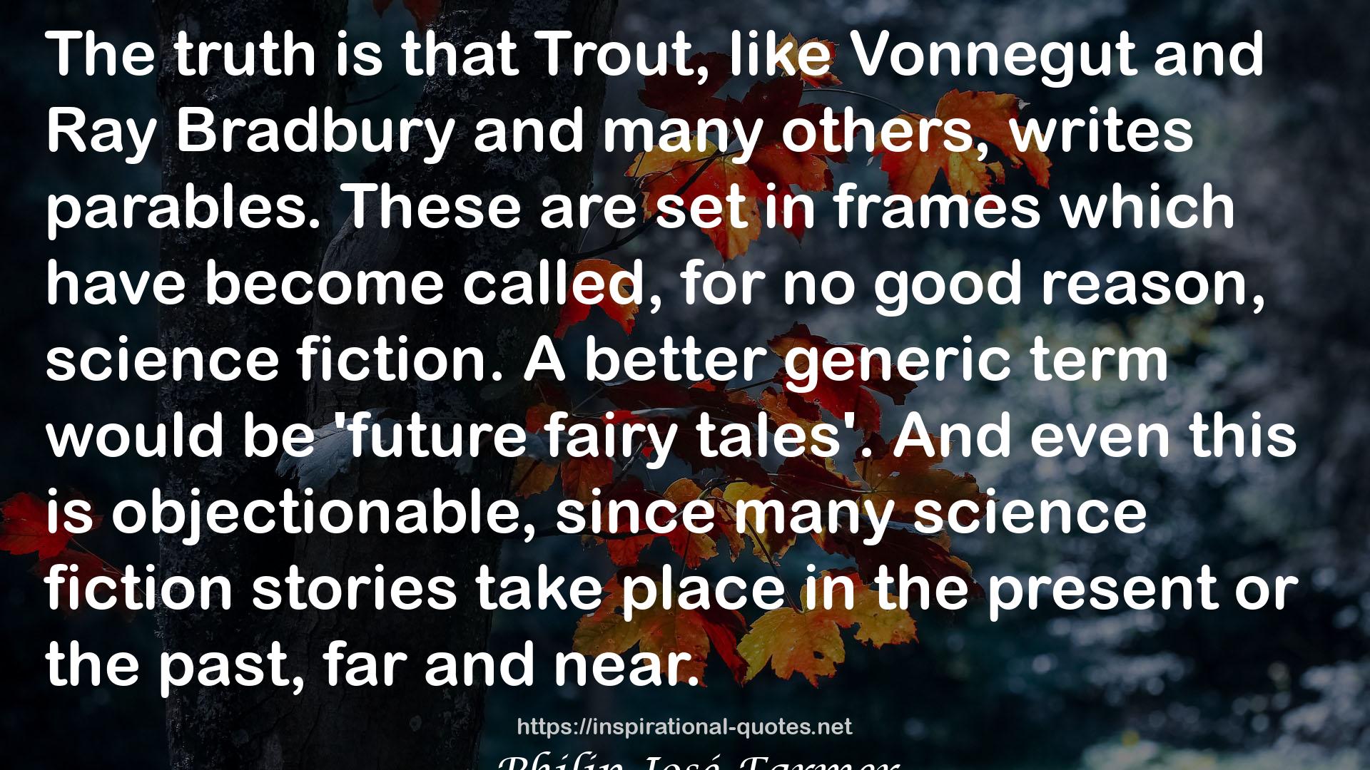 many science fiction stories  QUOTES