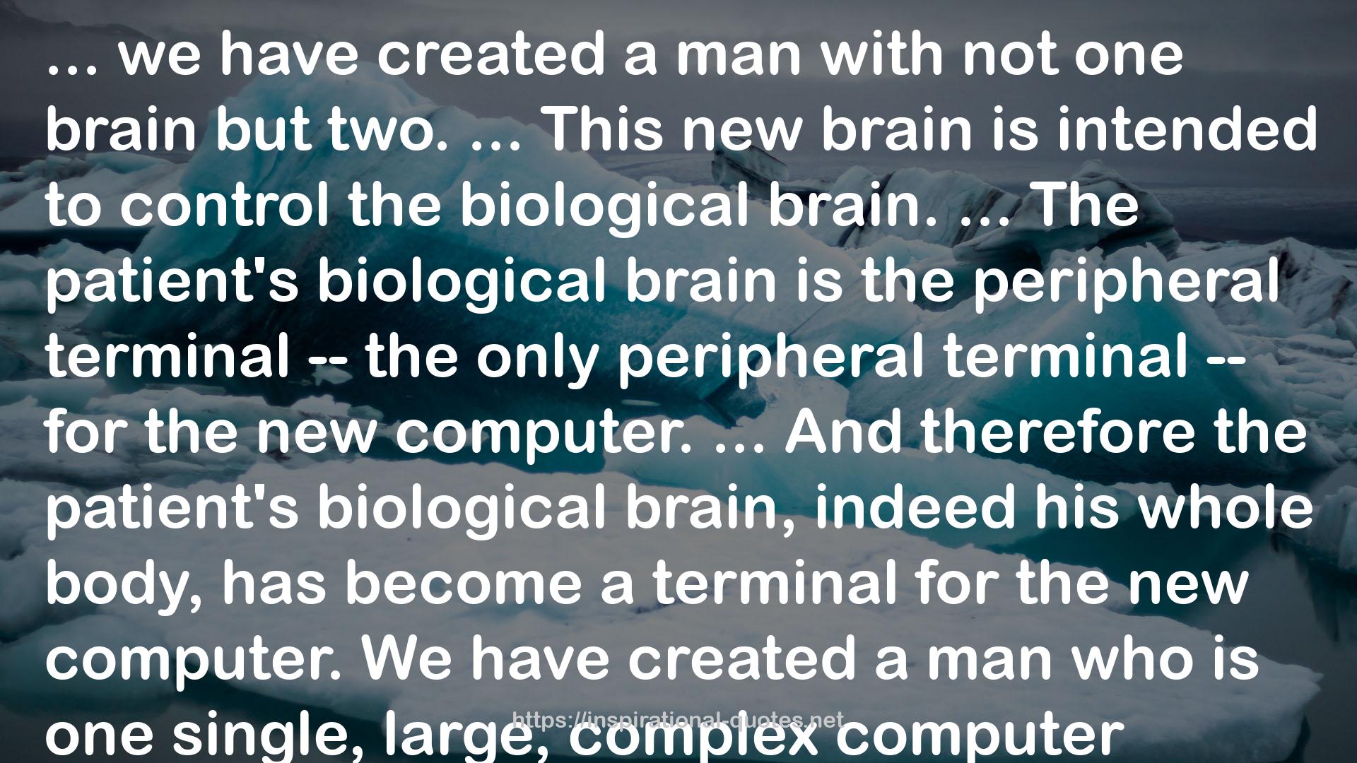 The Terminal Man QUOTES