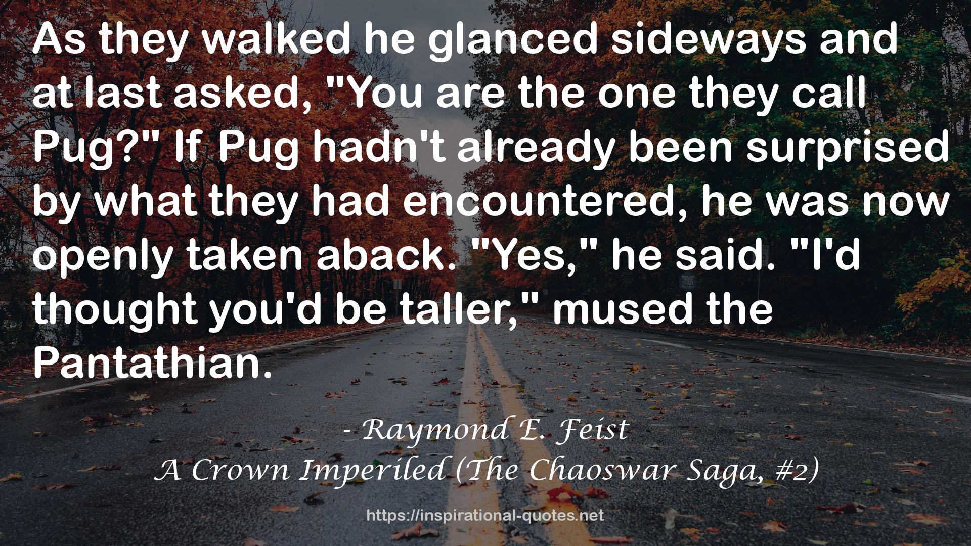 A Crown Imperiled (The Chaoswar Saga, #2) QUOTES