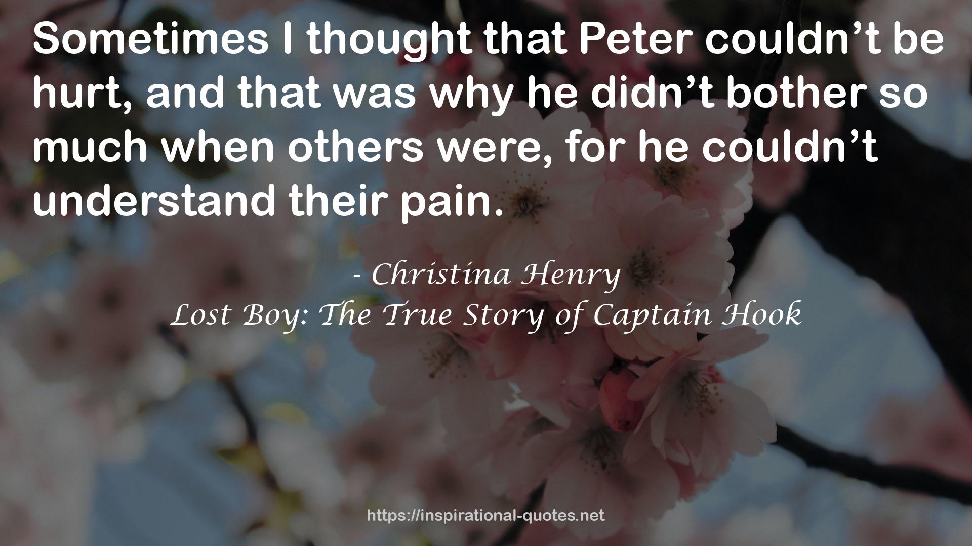 Lost Boy: The True Story of Captain Hook QUOTES