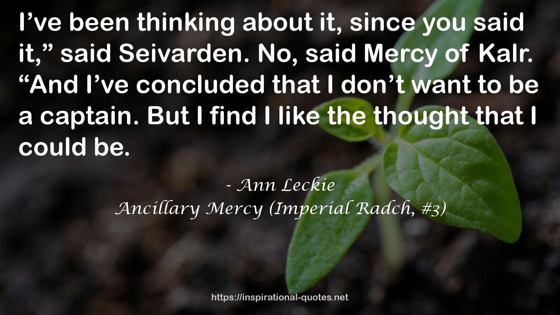 Ancillary Mercy (Imperial Radch, #3) QUOTES