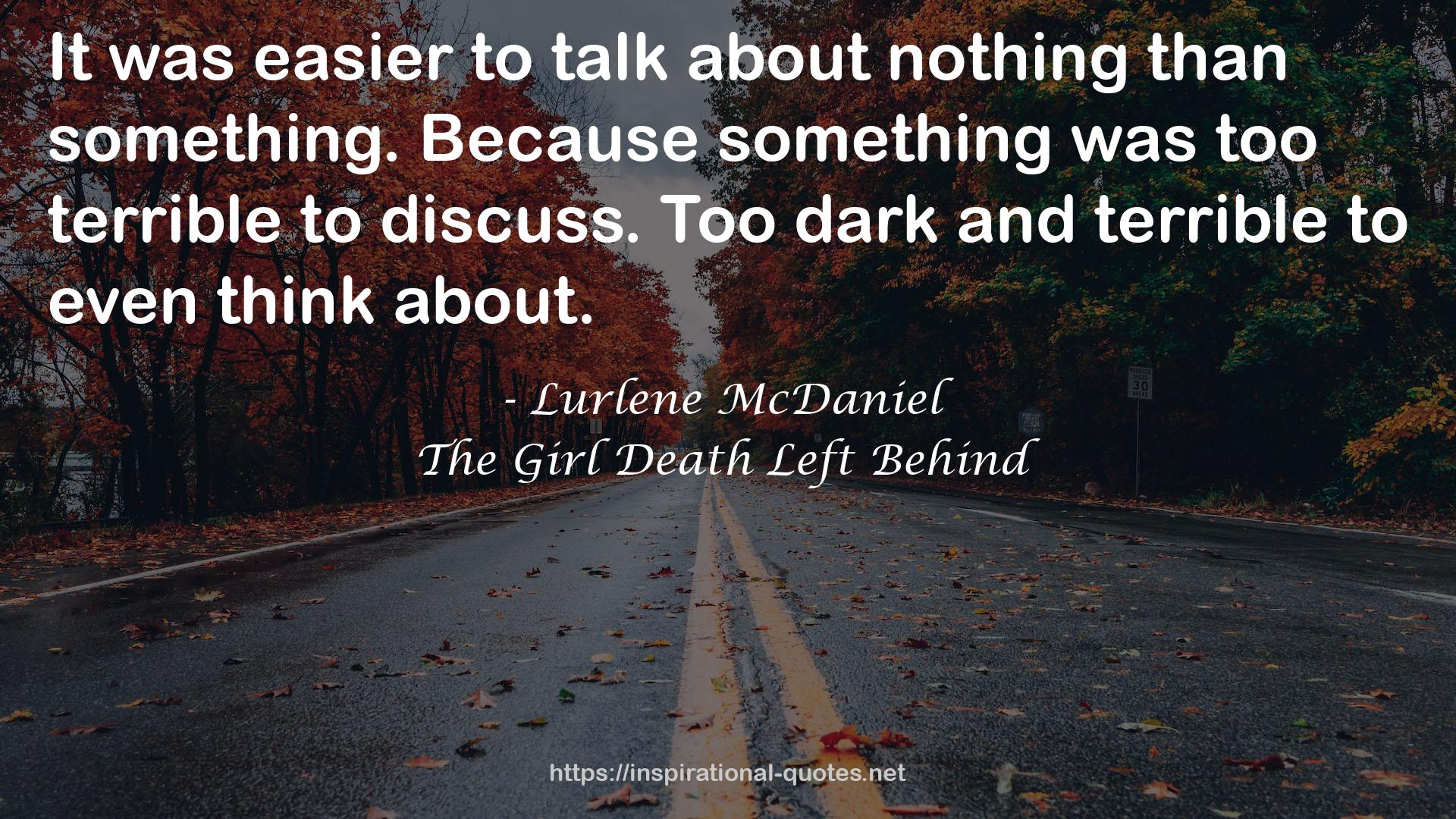 The Girl Death Left Behind QUOTES