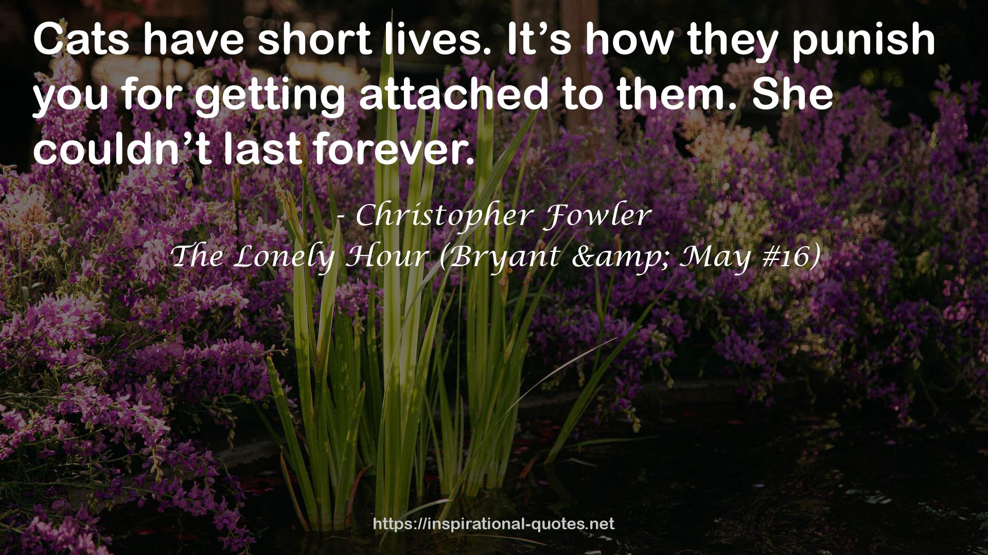 Christopher Fowler QUOTES
