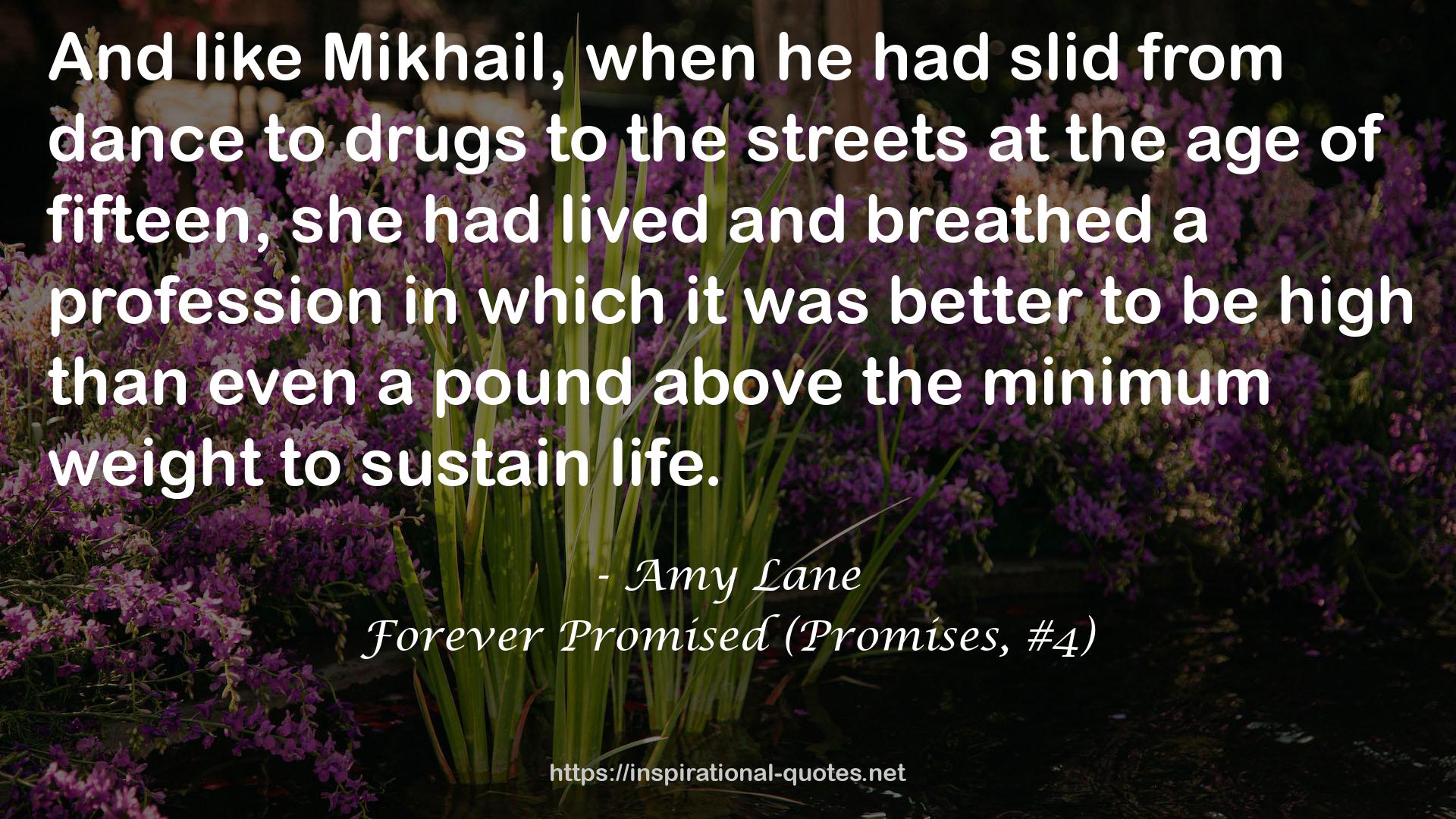 Forever Promised (Promises, #4) QUOTES