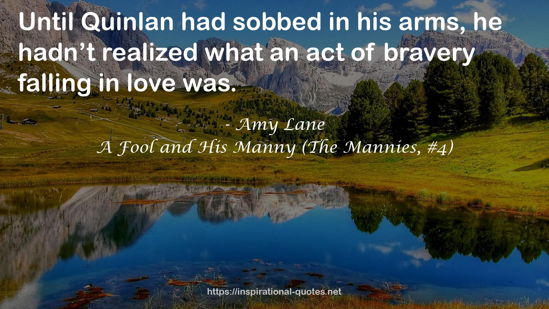 A Fool and His Manny (The Mannies, #4) QUOTES