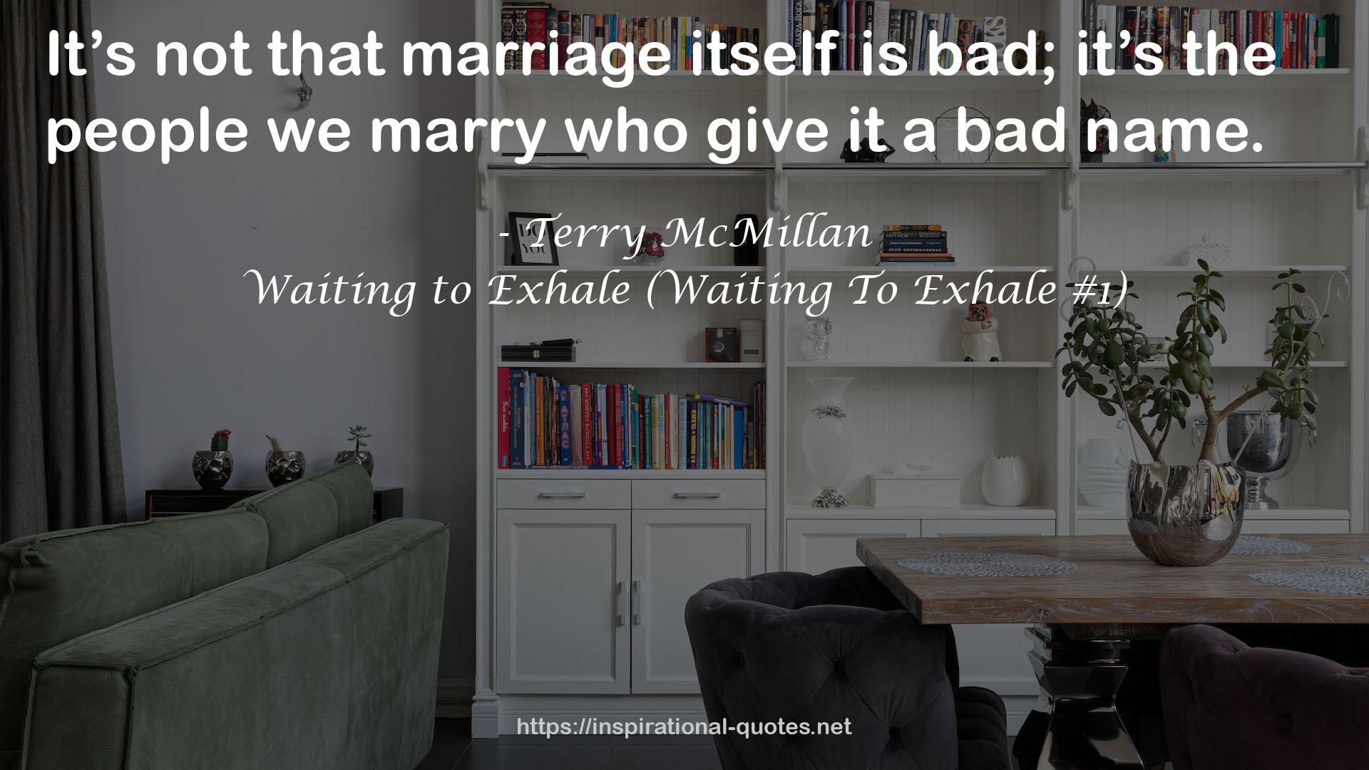 Waiting to Exhale (Waiting To Exhale #1) QUOTES