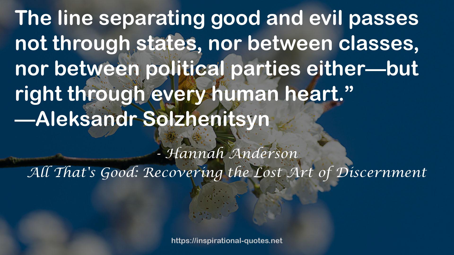 Hannah Anderson QUOTES