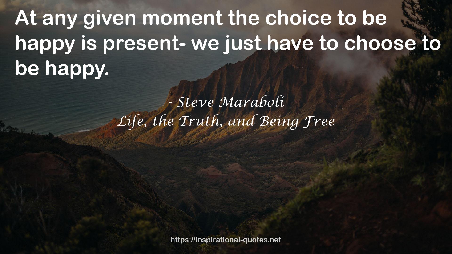 Steve Maraboli QUOTES