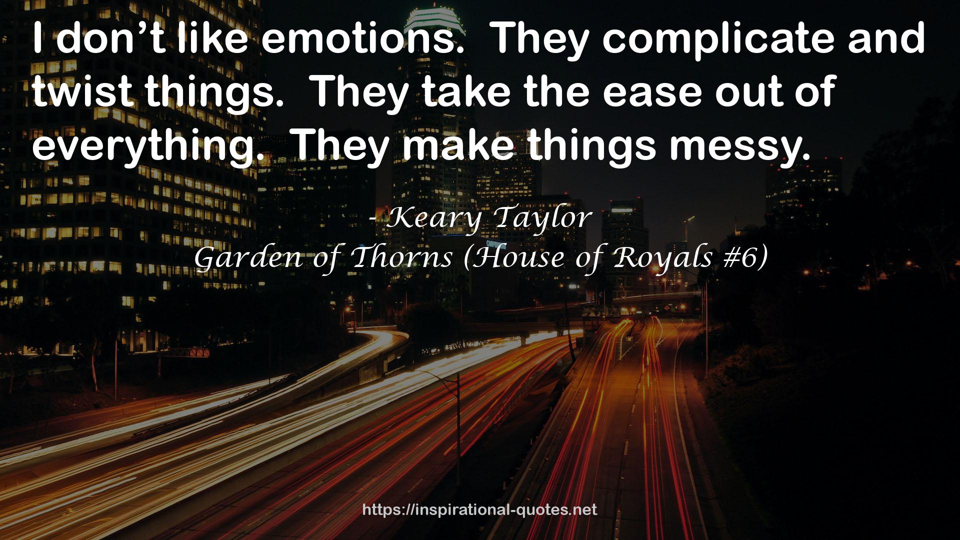 Garden of Thorns (House of Royals #6) QUOTES