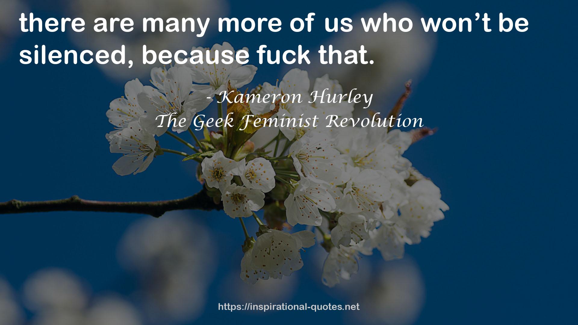 The Geek Feminist Revolution QUOTES