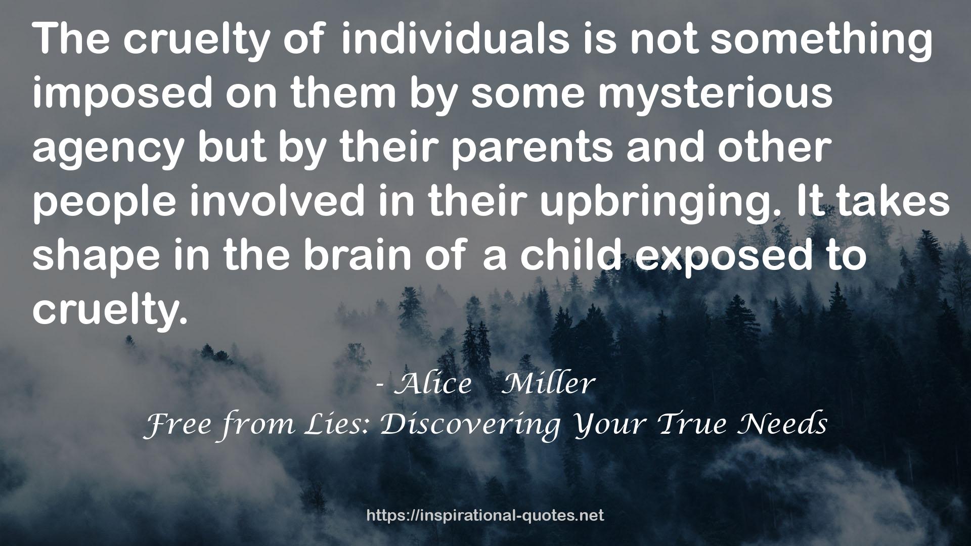Free from Lies: Discovering Your True Needs QUOTES