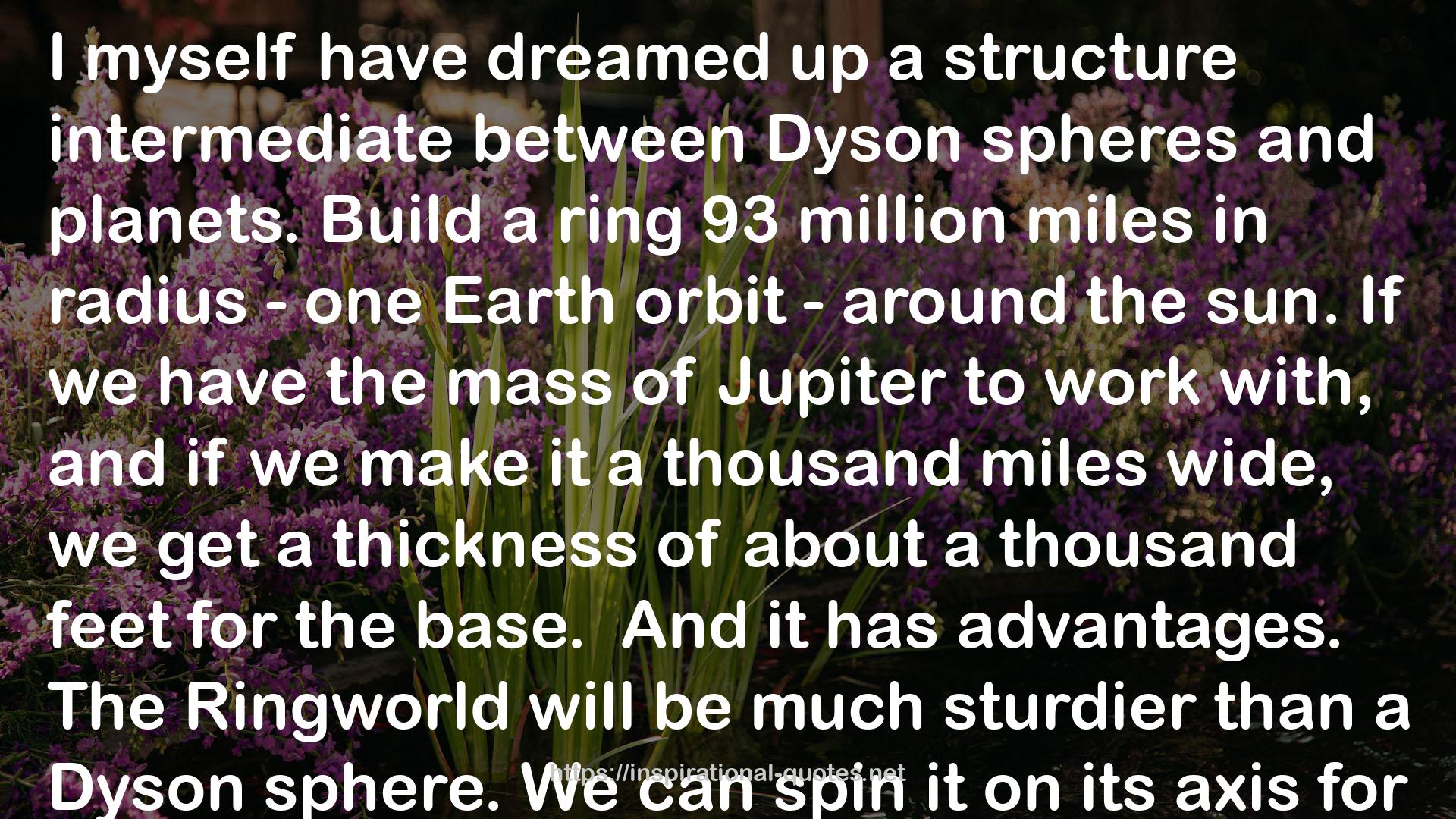 Dyson  QUOTES