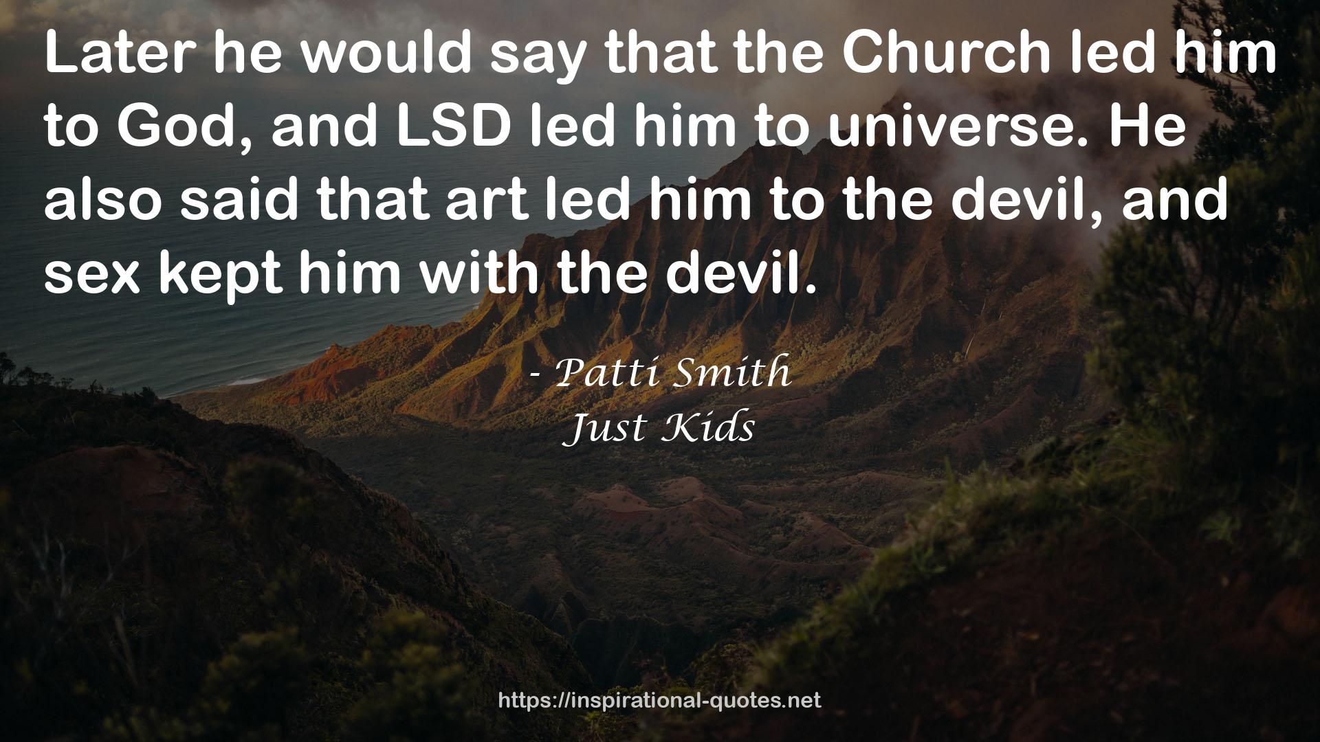 Patti Smith QUOTES