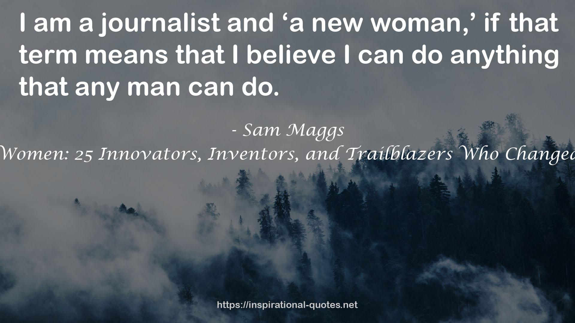 Sam Maggs QUOTES