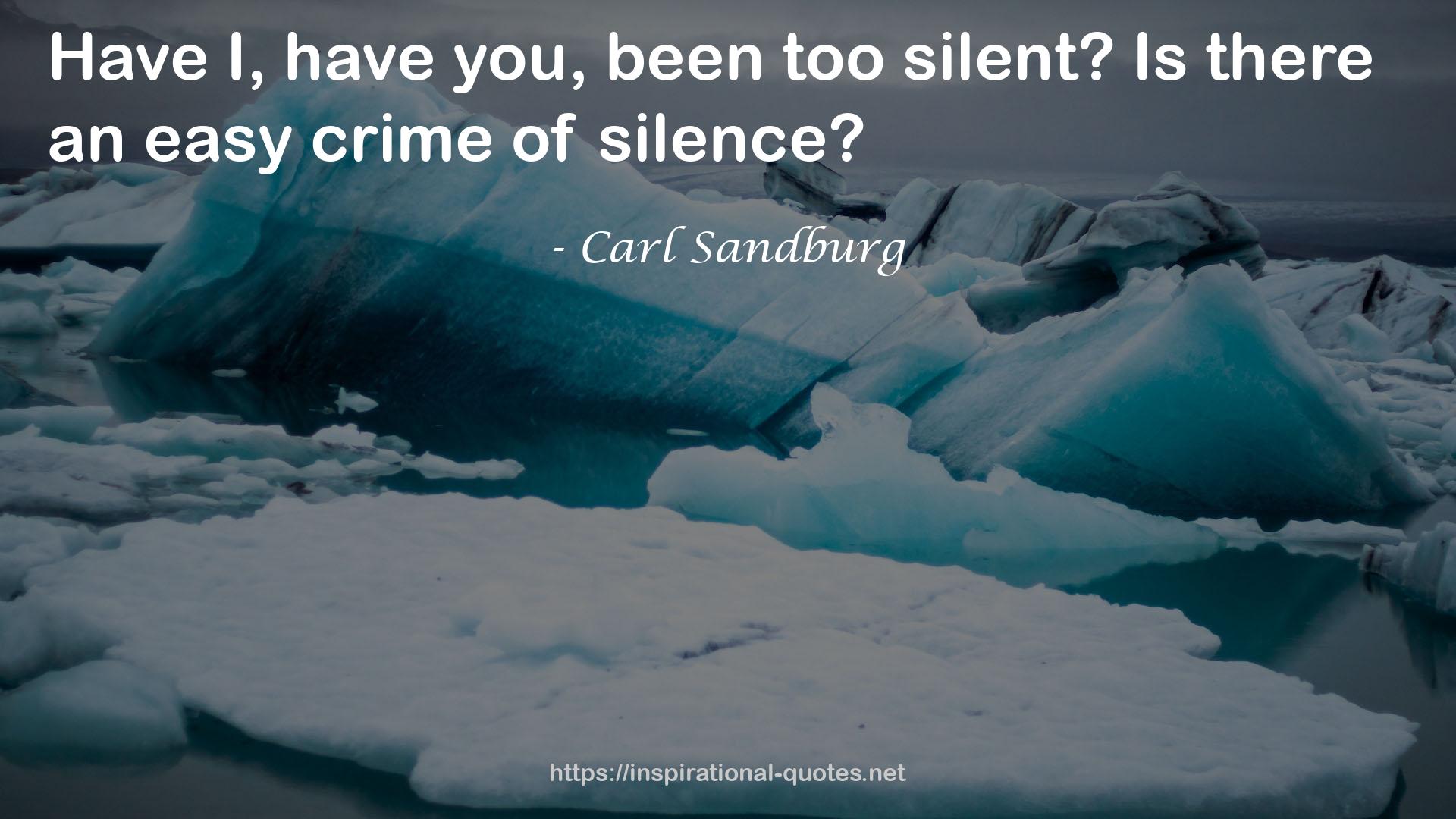 Carl Sandburg QUOTES