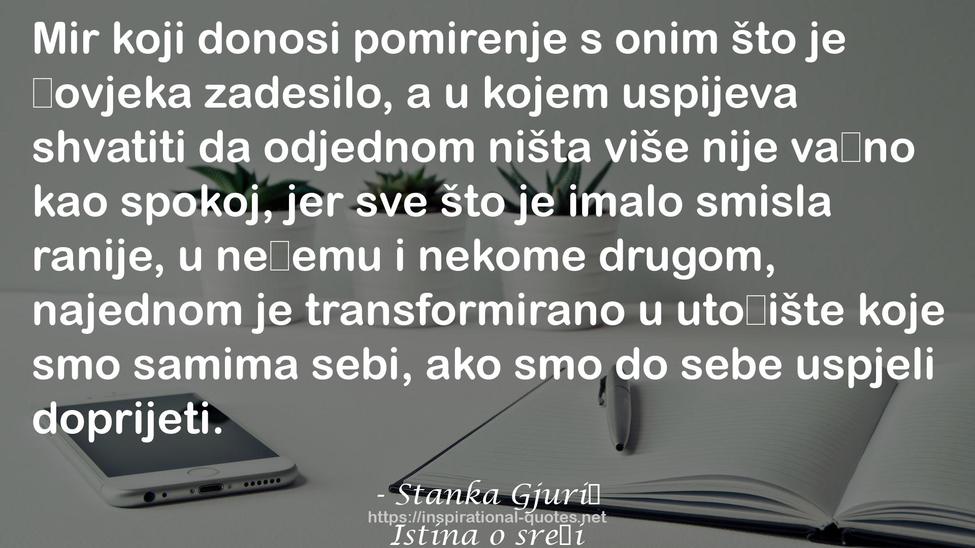 Stanka Gjurić QUOTES