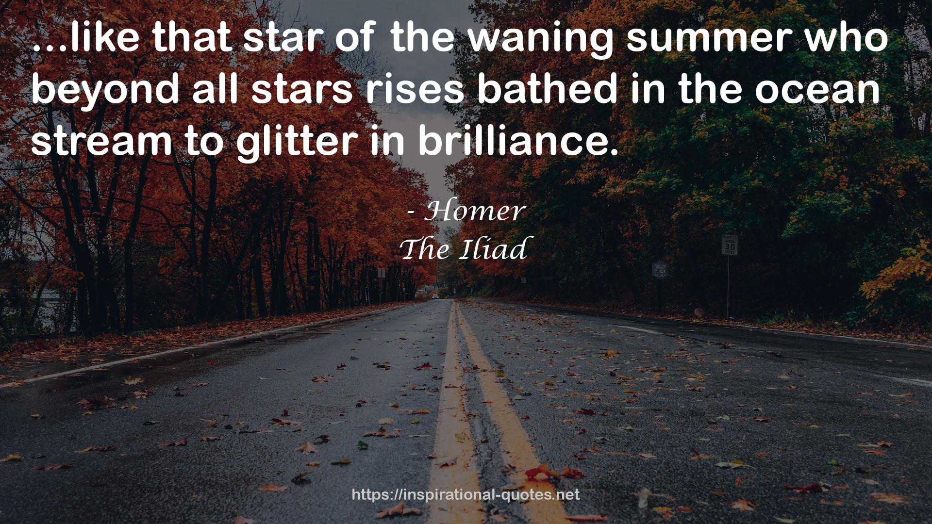 the waning summer  QUOTES