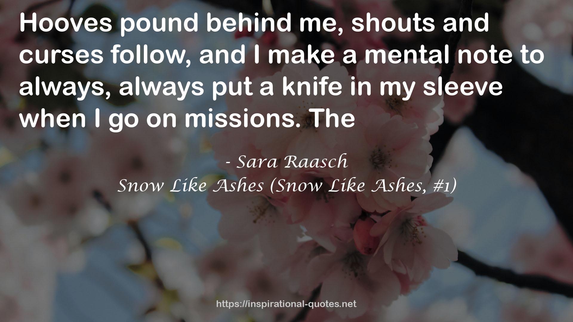 Snow Like Ashes (Snow Like Ashes, #1) QUOTES