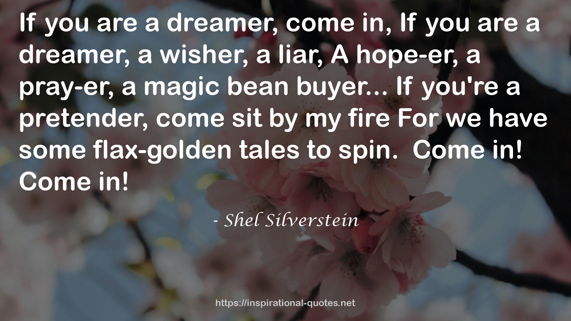 some flax-golden tales  QUOTES