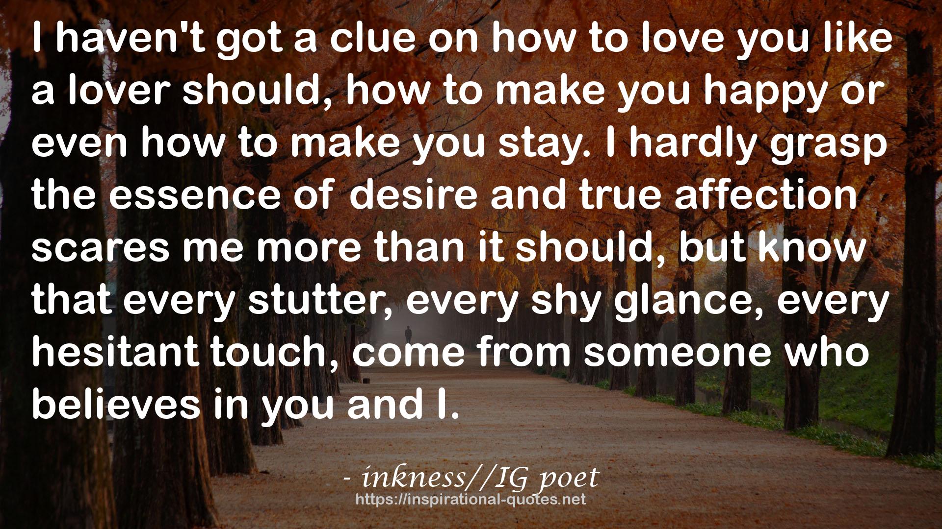 desire and true affection  QUOTES