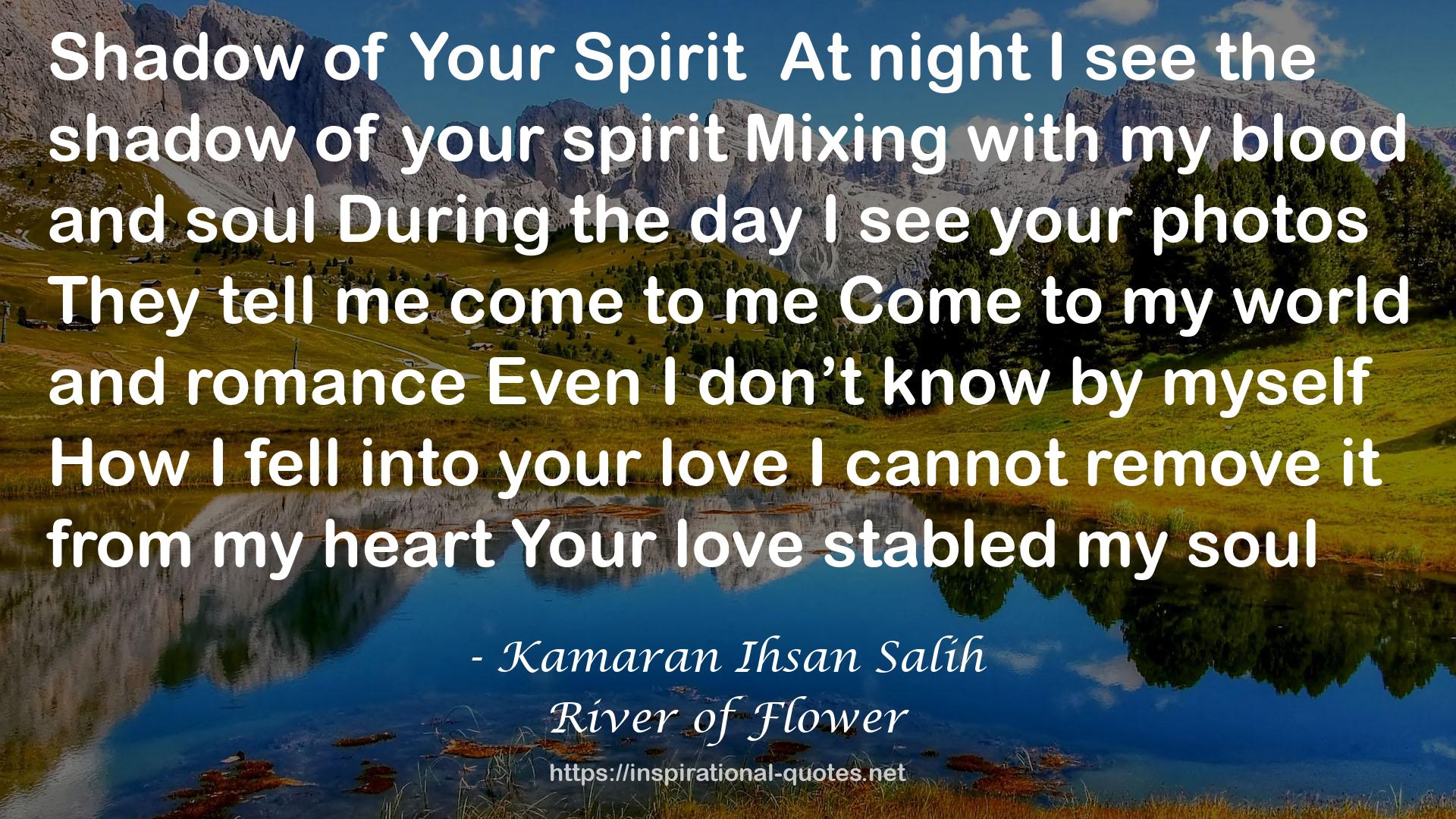 River of Flower QUOTES