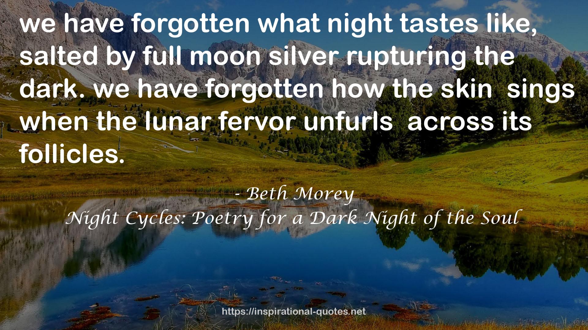 the lunar fervor  QUOTES