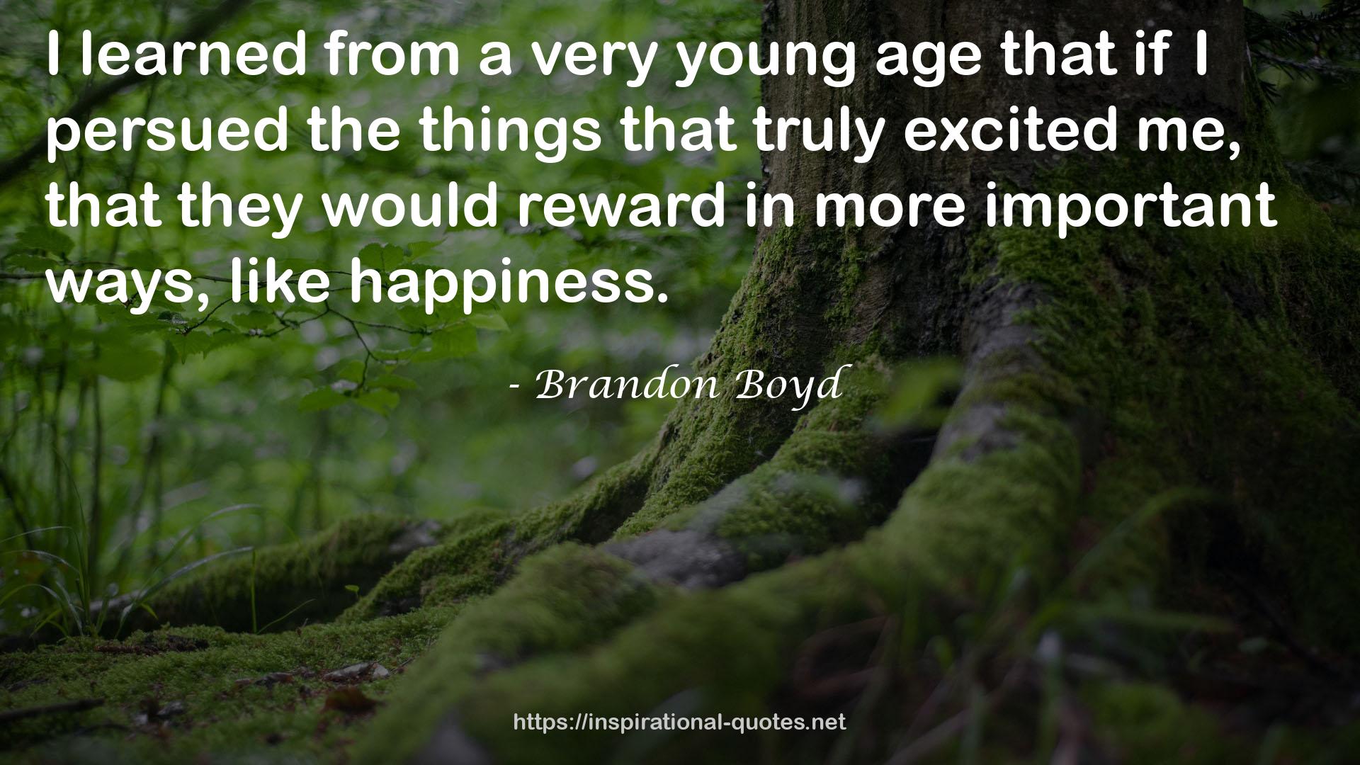 Brandon Boyd QUOTES