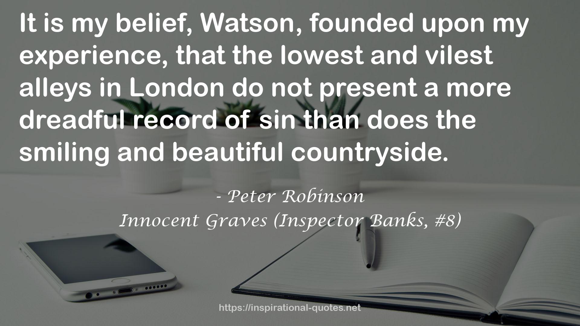 Peter Robinson QUOTES