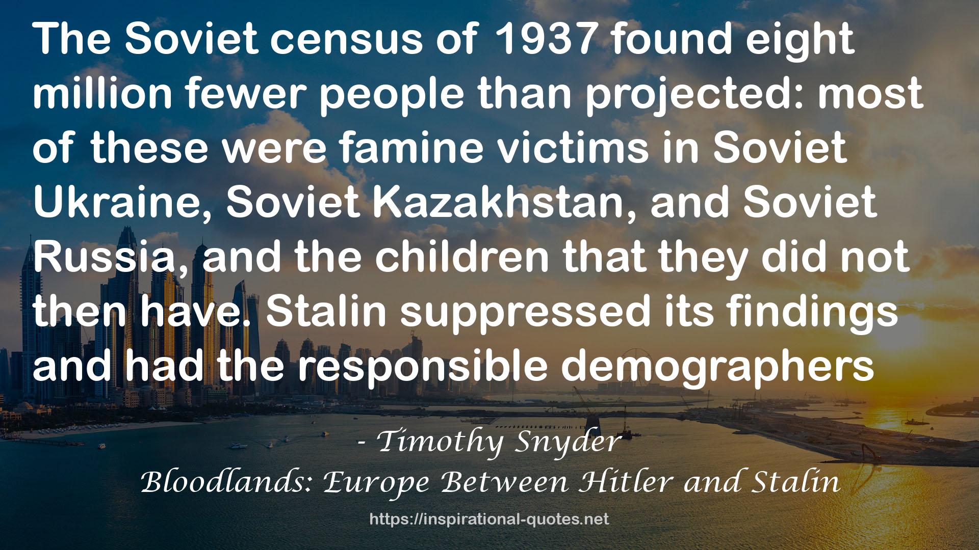 Timothy Snyder QUOTES
