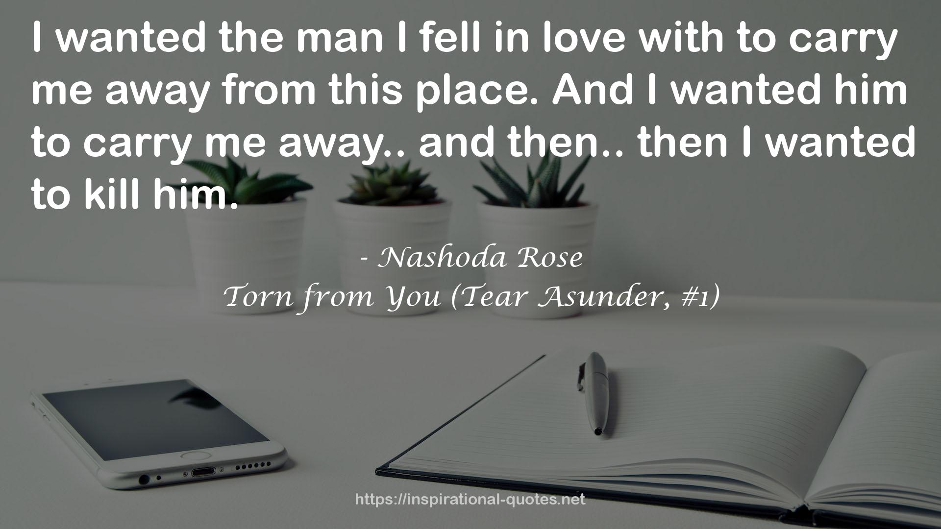 Torn from You (Tear Asunder, #1) QUOTES