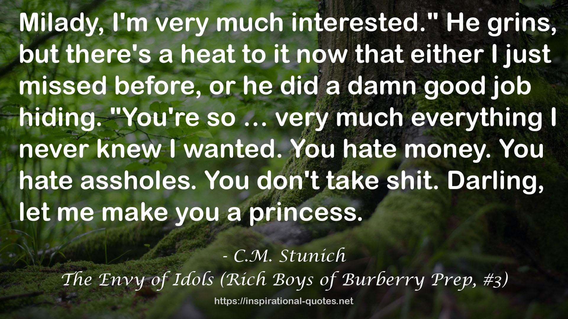 The Envy of Idols (Rich Boys of Burberry Prep, #3) QUOTES