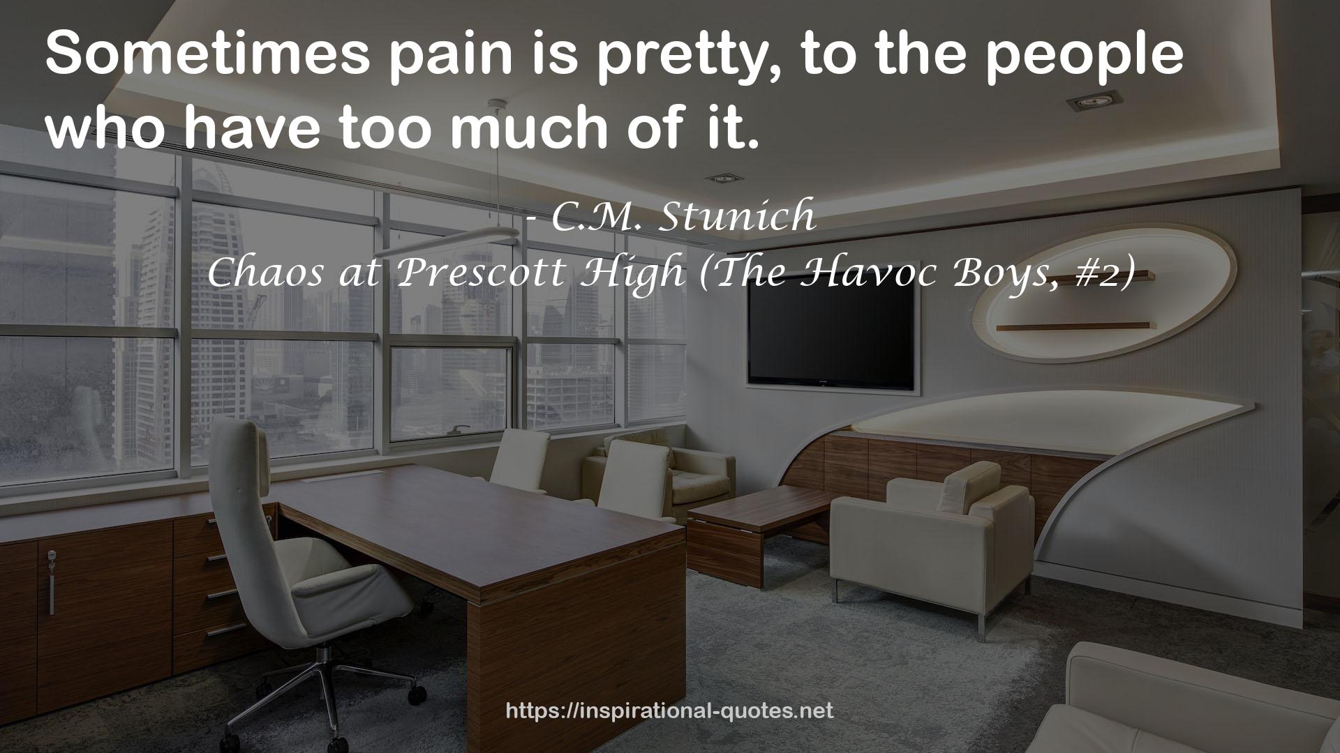 Chaos at Prescott High (The Havoc Boys, #2) QUOTES