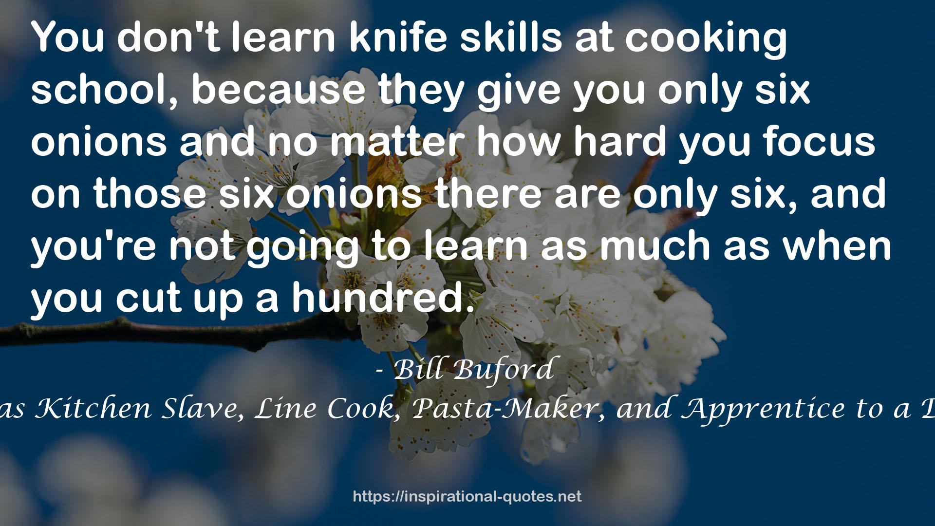 knife skills  QUOTES