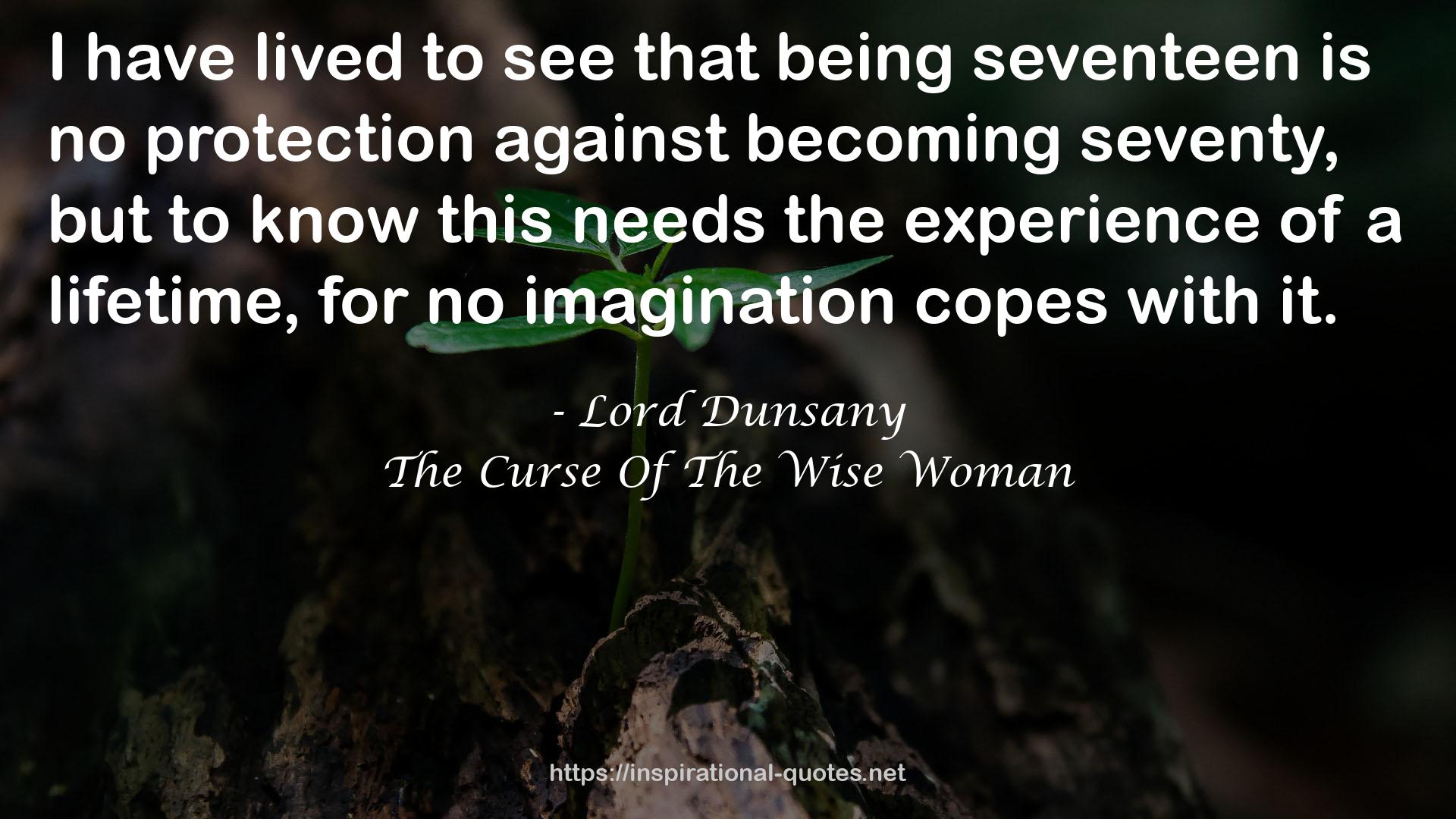 The Curse Of The Wise Woman QUOTES