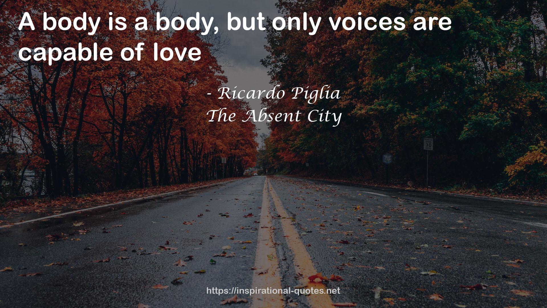The Absent City QUOTES