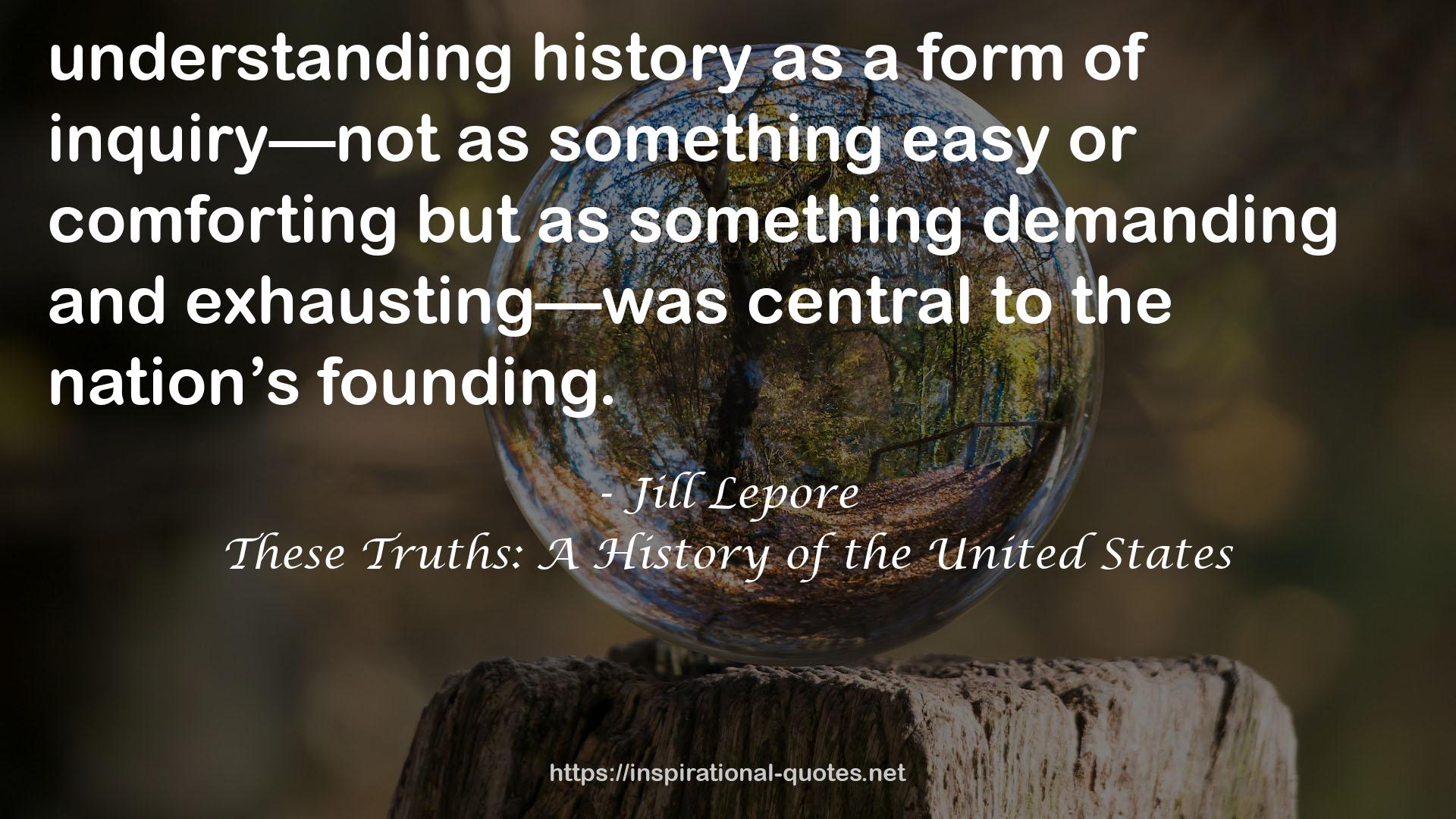 These Truths: A History of the United States QUOTES