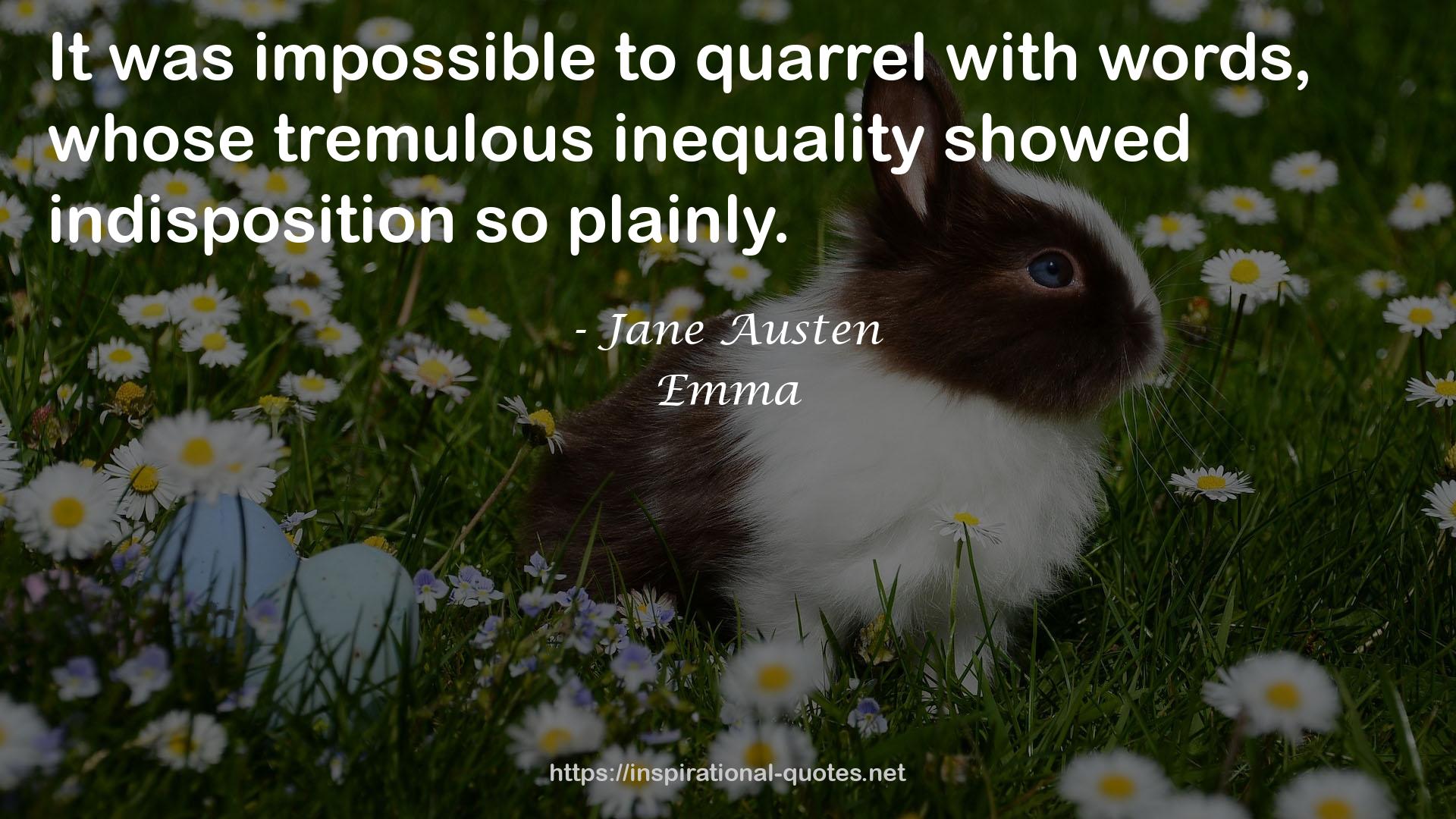whose tremulous inequality  QUOTES