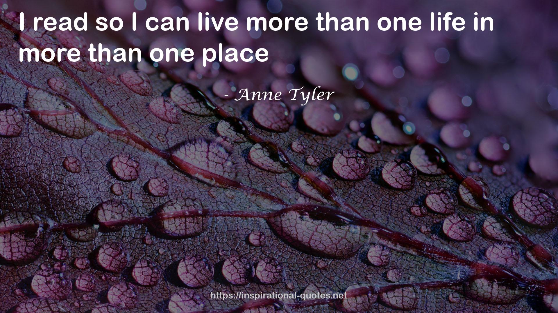 Anne Tyler QUOTES