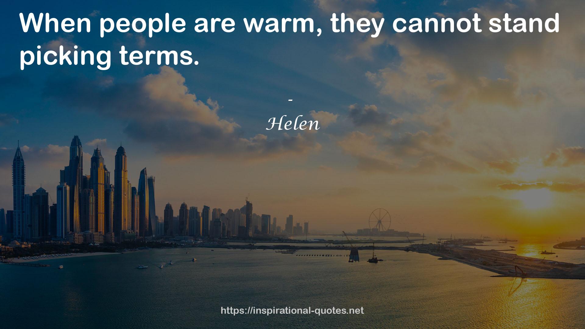 Helen QUOTES