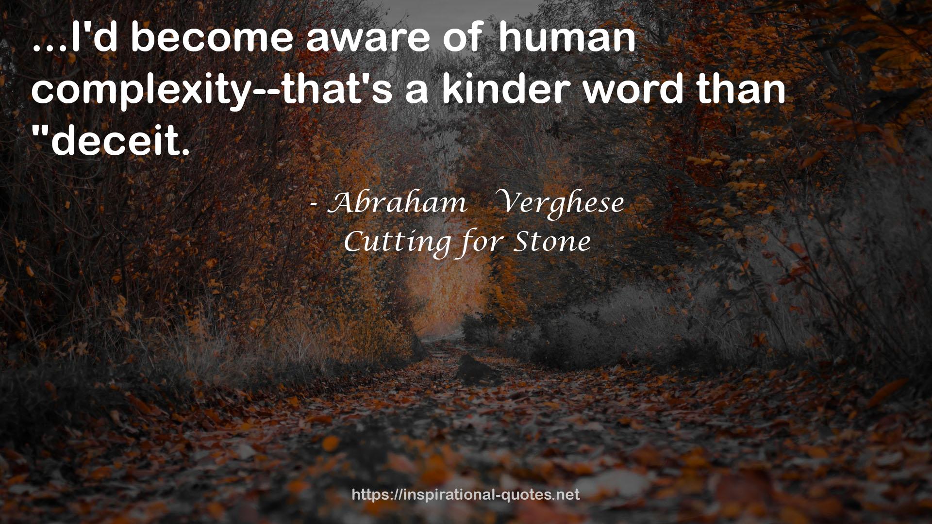 Abraham   Verghese QUOTES