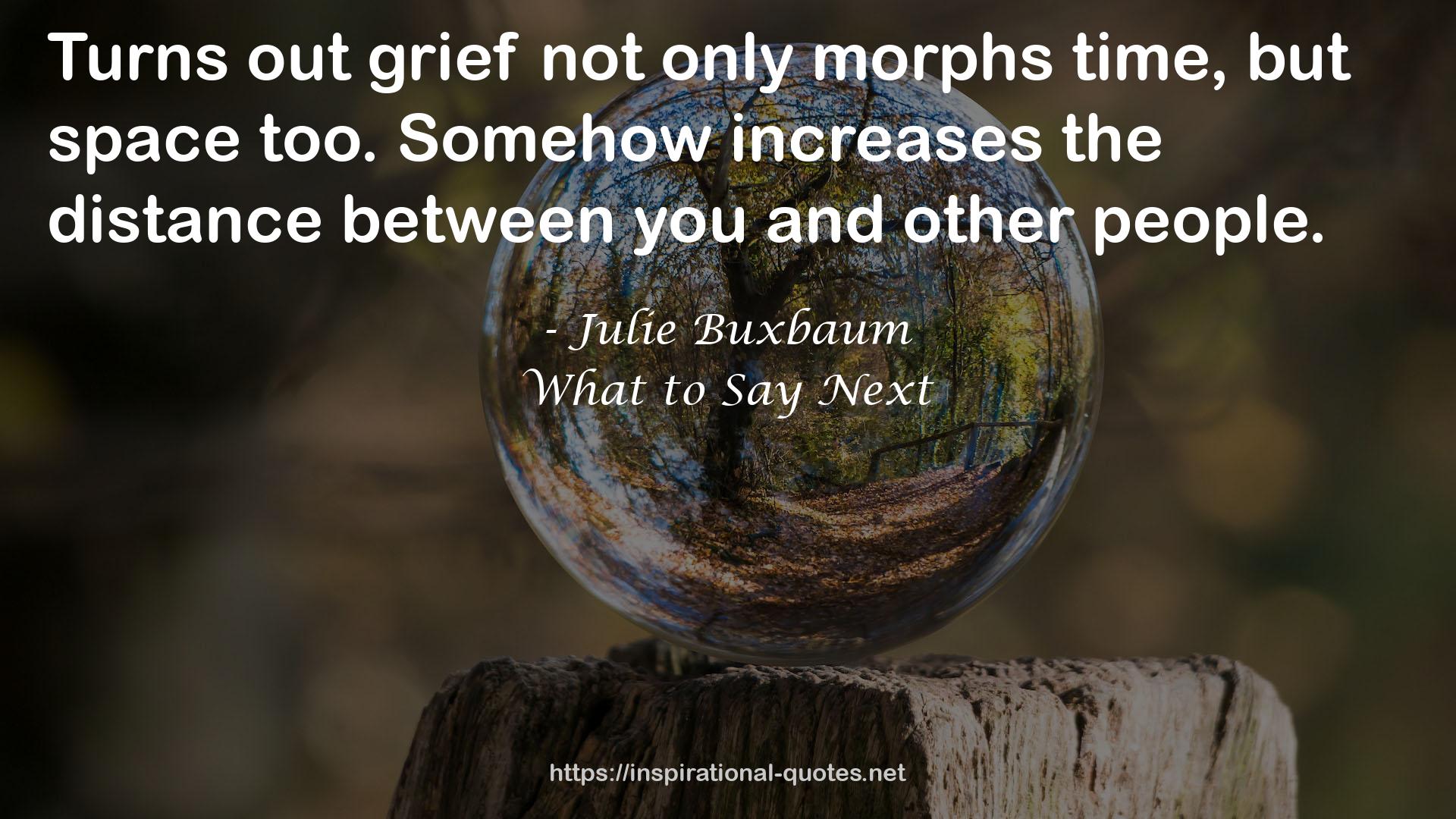 Julie Buxbaum QUOTES