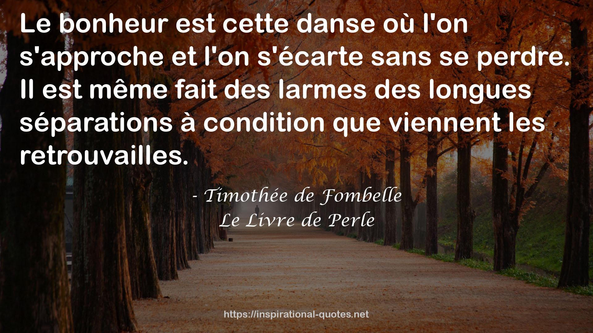 Le Livre de Perle QUOTES