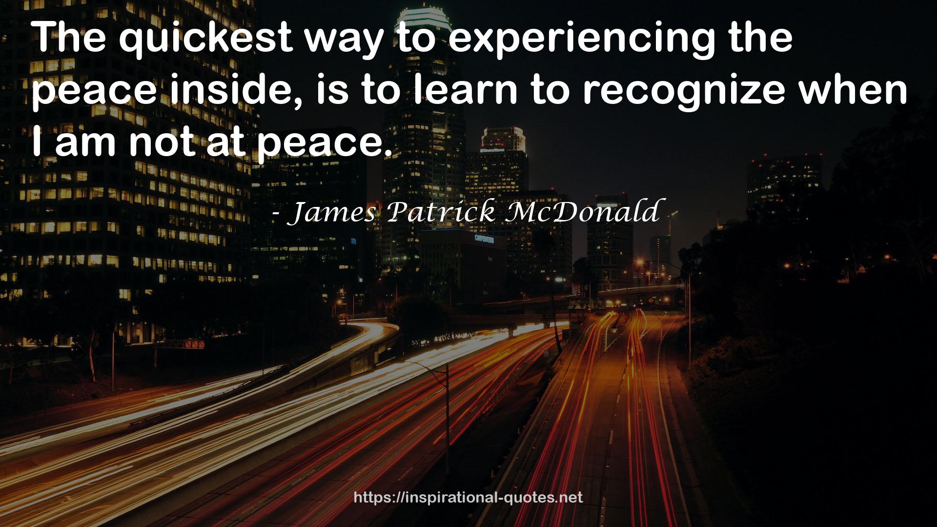 James Patrick McDonald QUOTES