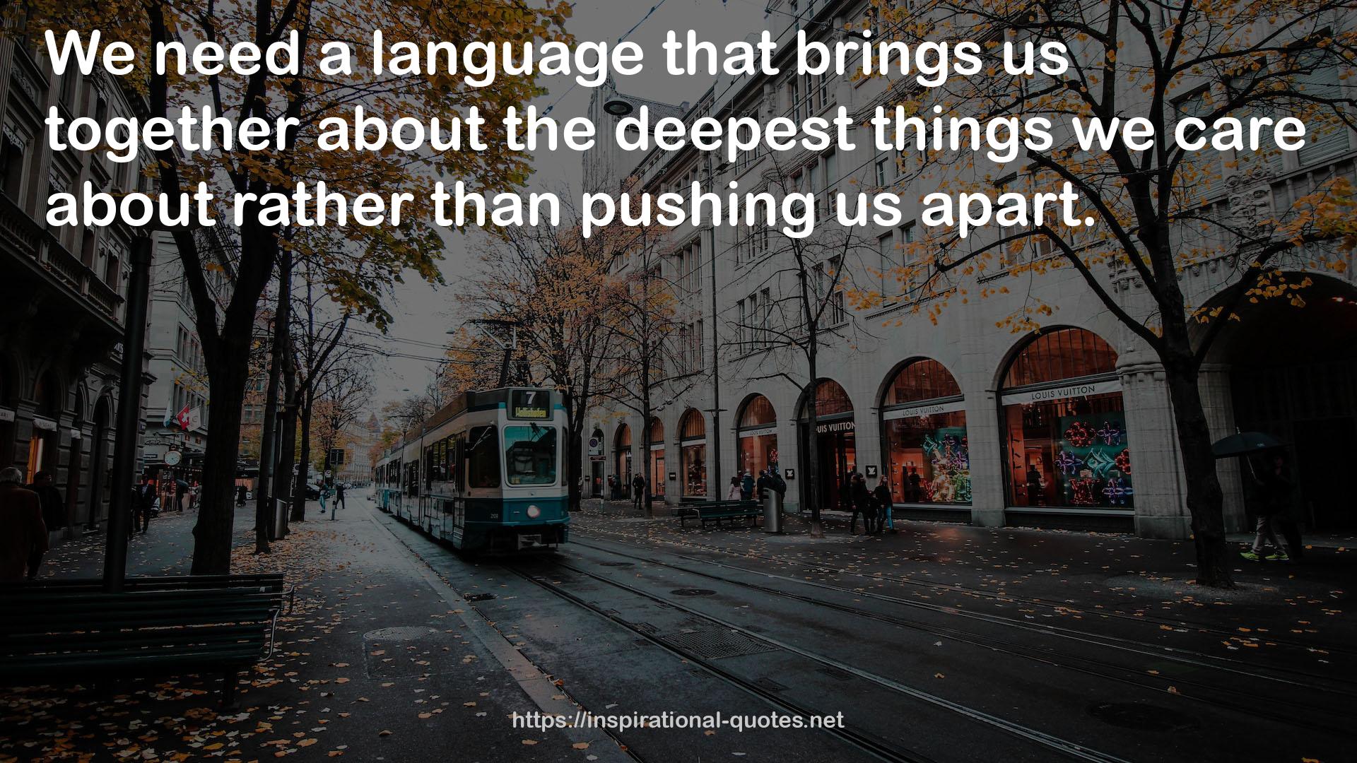 the deepest things  QUOTES