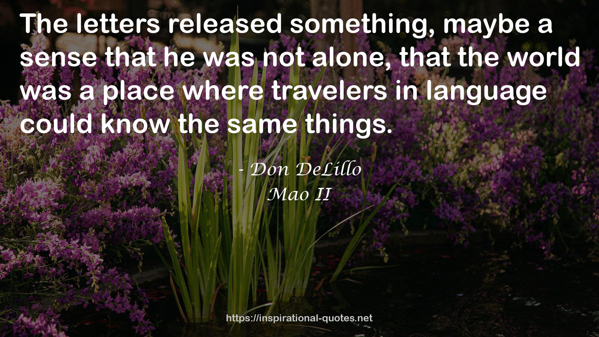 Don DeLillo QUOTES